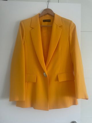 Americana Sfera Mujer Amarillo Talla M