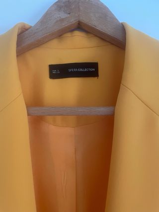 Americana Sfera Mujer Amarillo Talla M