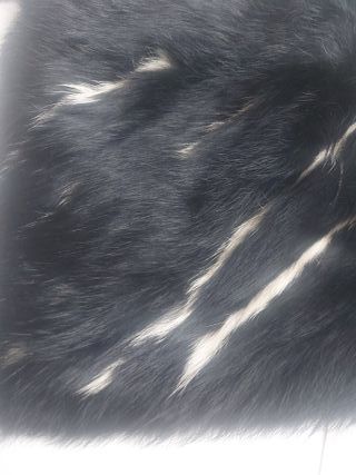 Bolso de fiesta negro pelo