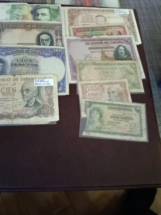 Billetes de Pesetas de España