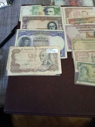 Billetes de Pesetas de España