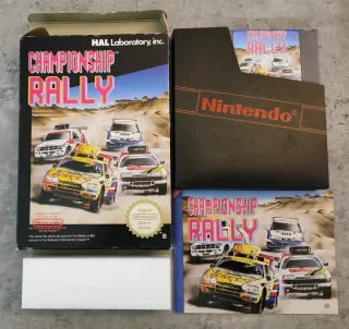 Championship Rally Completo Nintendo NES PAL B ESP