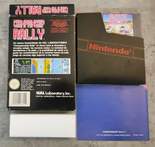 Championship Rally Completo Nintendo NES PAL B ESP