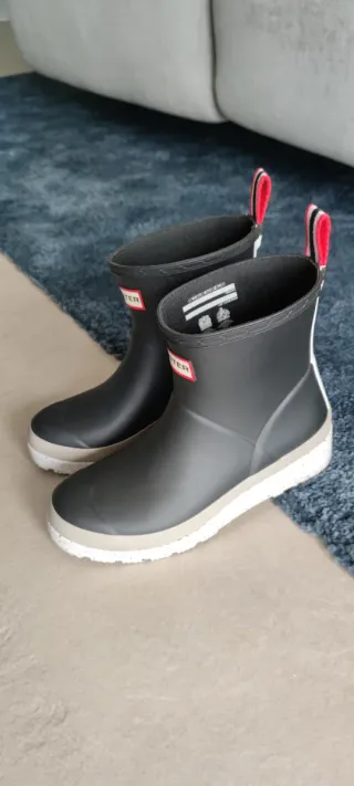 Botas de agua Hunter caqui oscuro