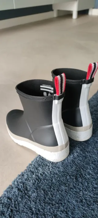 Botas de agua Hunter caqui oscuro