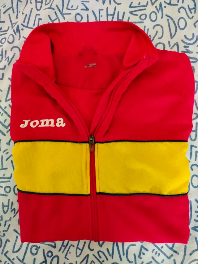 Chaqueta chándal España Joma Roja y Amarilla