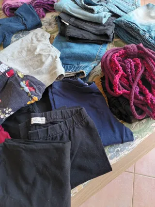 Lotto abbigliamento bimba 10/12 anni