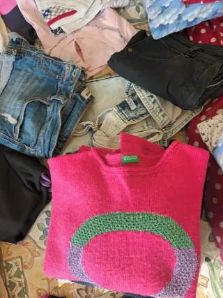 Lotto abbigliamento bimba 10/12 anni