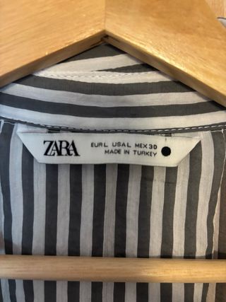 Camisa Rayas gris y blanco