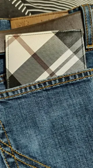 Portafoglio a fantasia tartan