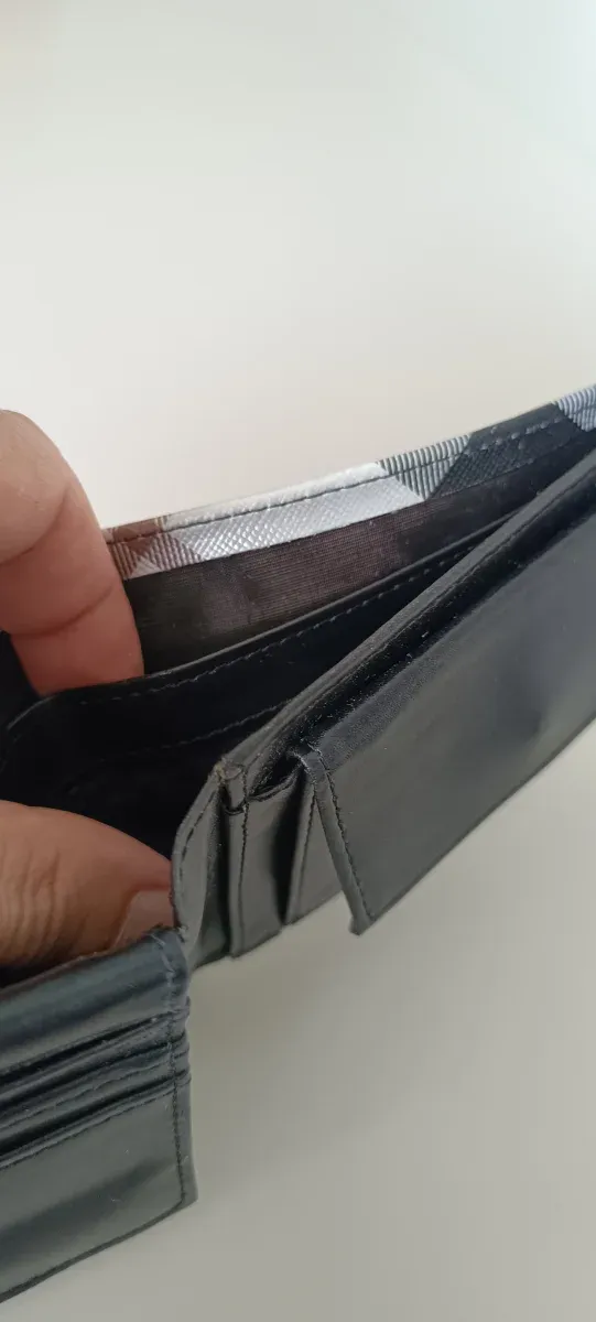 Portafoglio a fantasia tartan