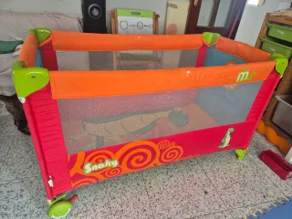 Cuna de viaje corral Snaky