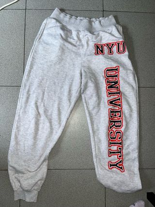 Pantalones de chándal NYU University grises