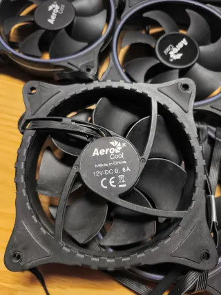 Pack 6 Ventiladores PC 120mm Aerocool
6pin RGB/ARG