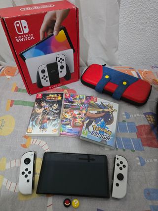 Nintendo Switch Oled, con caja precio negociable 
