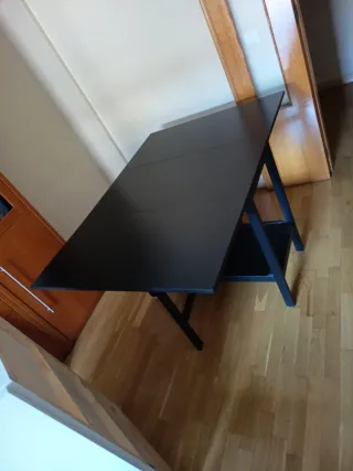 Mesa plegable Ikea negra