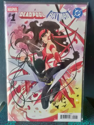 Deadpool Batman #1 comic Peach Momoko 2025 de segunda mano por 25