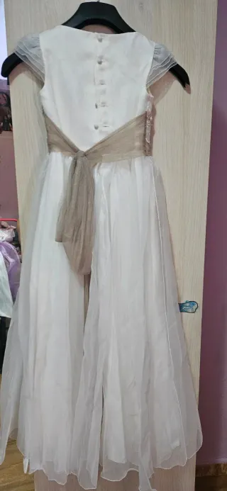 Traje de comunión blanco con zapatos