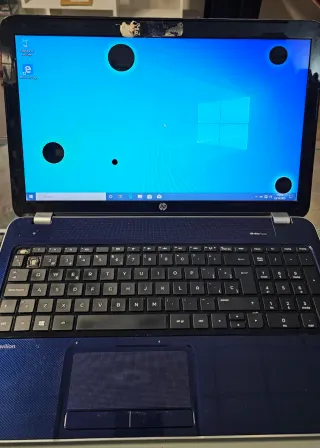 Portátil HP para piezas