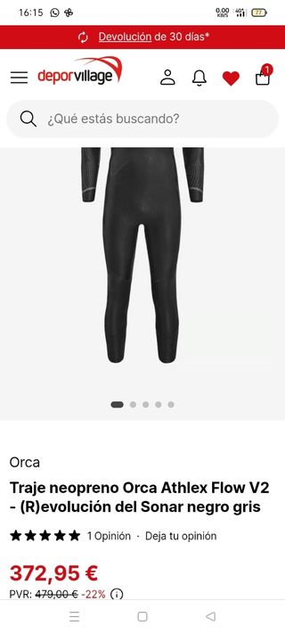 Traje neopreno Orca Athlex Flow V2
