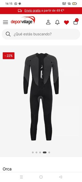 Traje neopreno Orca Athlex Flow V2
