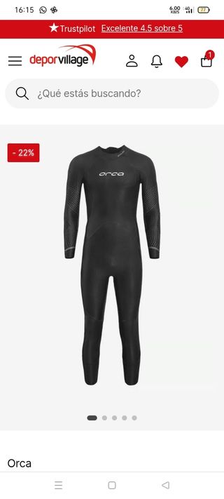 Traje neopreno Orca Athlex Flow V2

