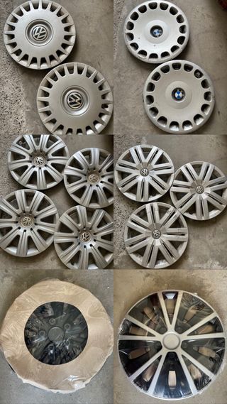 Tapacubos Volkswagen y BMW 15 y 16 pulgadas