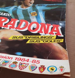 ⚽️ Album Maradona VACIO Liga 84-85 Cromo Esport
