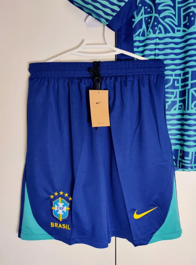 Conjunto de Entrenamiento de Futbol Brasil Azul