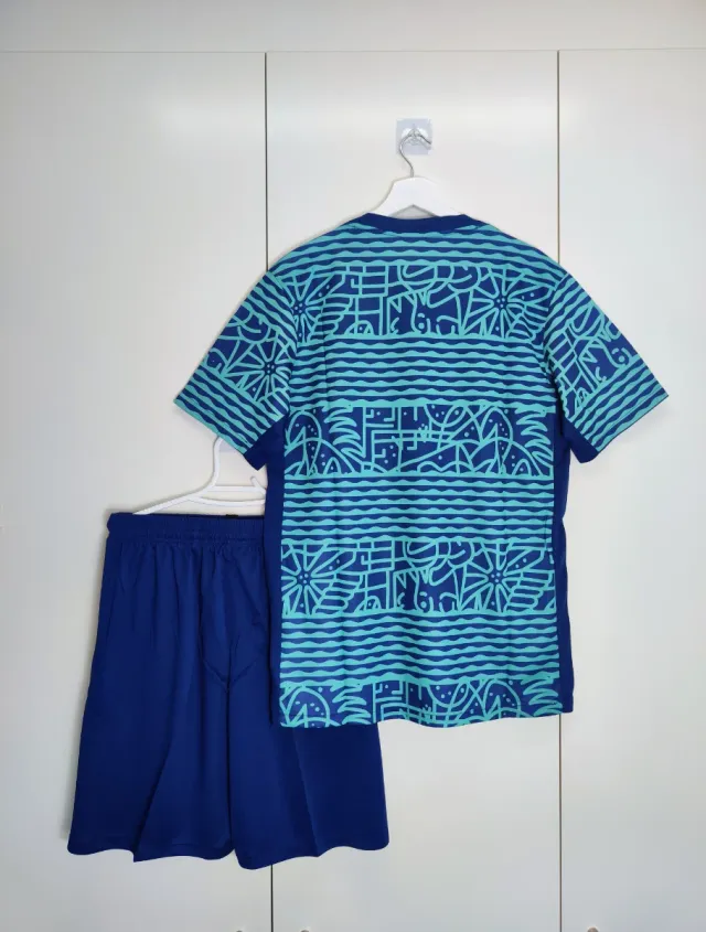 Conjunto de Entrenamiento de Futbol Brasil Azul