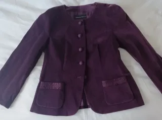 Chaqueta Purificación García Morada