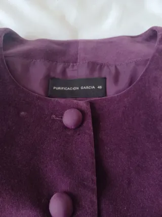 Chaqueta Purificación García Morada