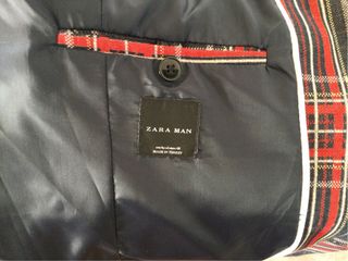 Chaqueta Zara cuadros Talla 40
