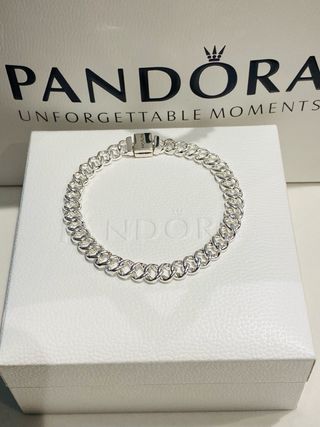 Pandora Bracciale Maglia Cubana Pavè