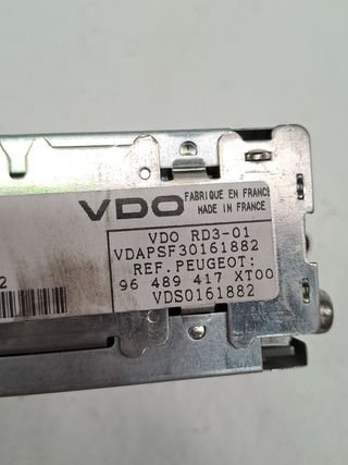 SISTEMA AUDIO / RADIO CD PEUGEOT 307 (S1)