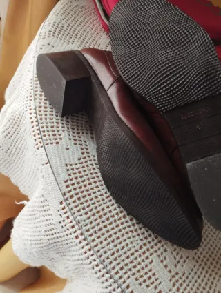 Botas de cuero marrones talla 41