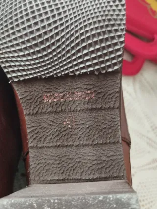 Botas de cuero marrones talla 41