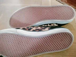 Zapatillas Vans T38 Negro Leopardo
