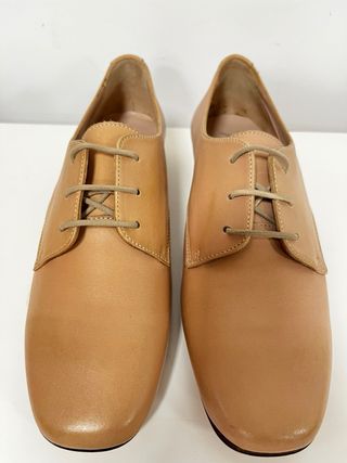 Zapatos Blucher Mujer Talla 38 Beige