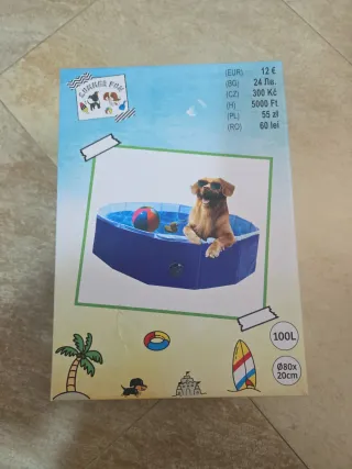Piscina plegable para perros y niños 100L