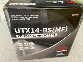Batería Moto BMW UTX14-BS(MF) 12V 12Ah AGM