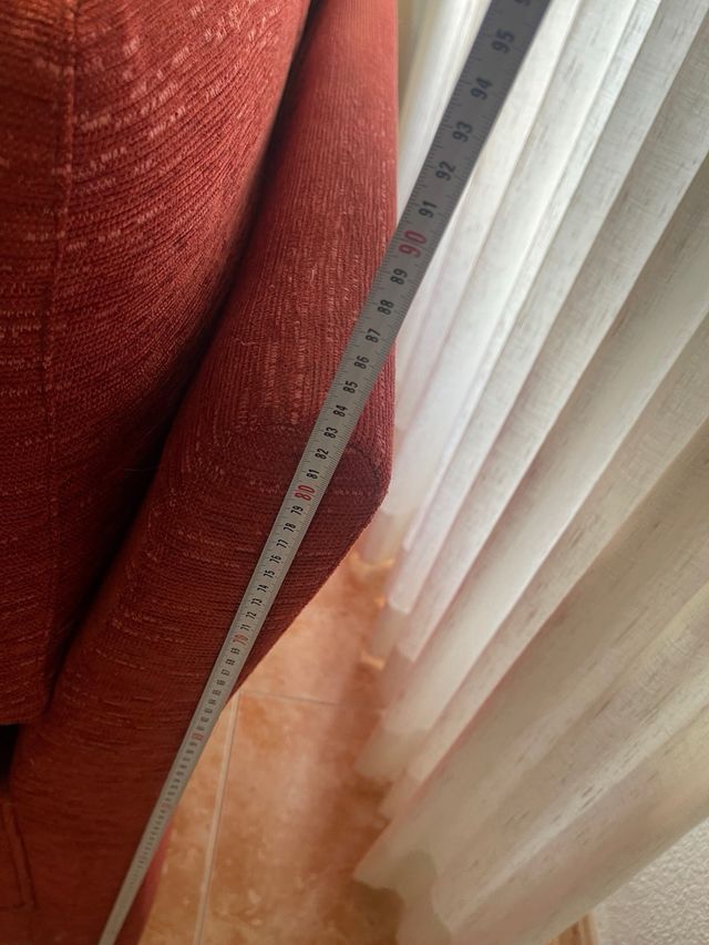 Sofá de 2 plazas rojo