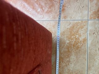 Sofá de 2 plazas rojo