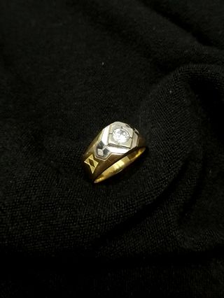 Solitario Macizo Oro 18k