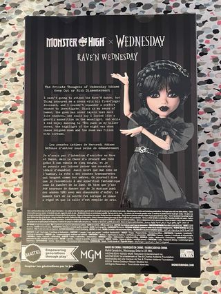 Monster High x Wednesday Muñeca
