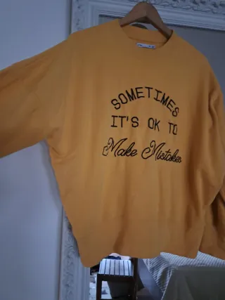 Sudadera Lefties amarilla talla S
