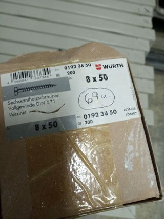 Tornillos Cincados Cabeza Hexagonal