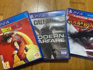 Consola PS4 Negra + 3 Juegos + Mando
