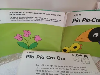 Libro infantil Pio Pio-Cra Cra.  Atilio.