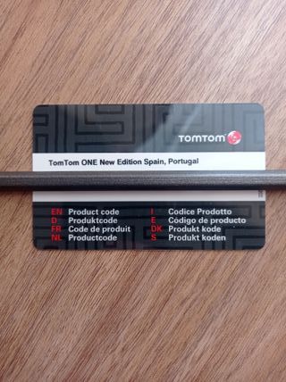 GPS TomTom One con CD y cargador
